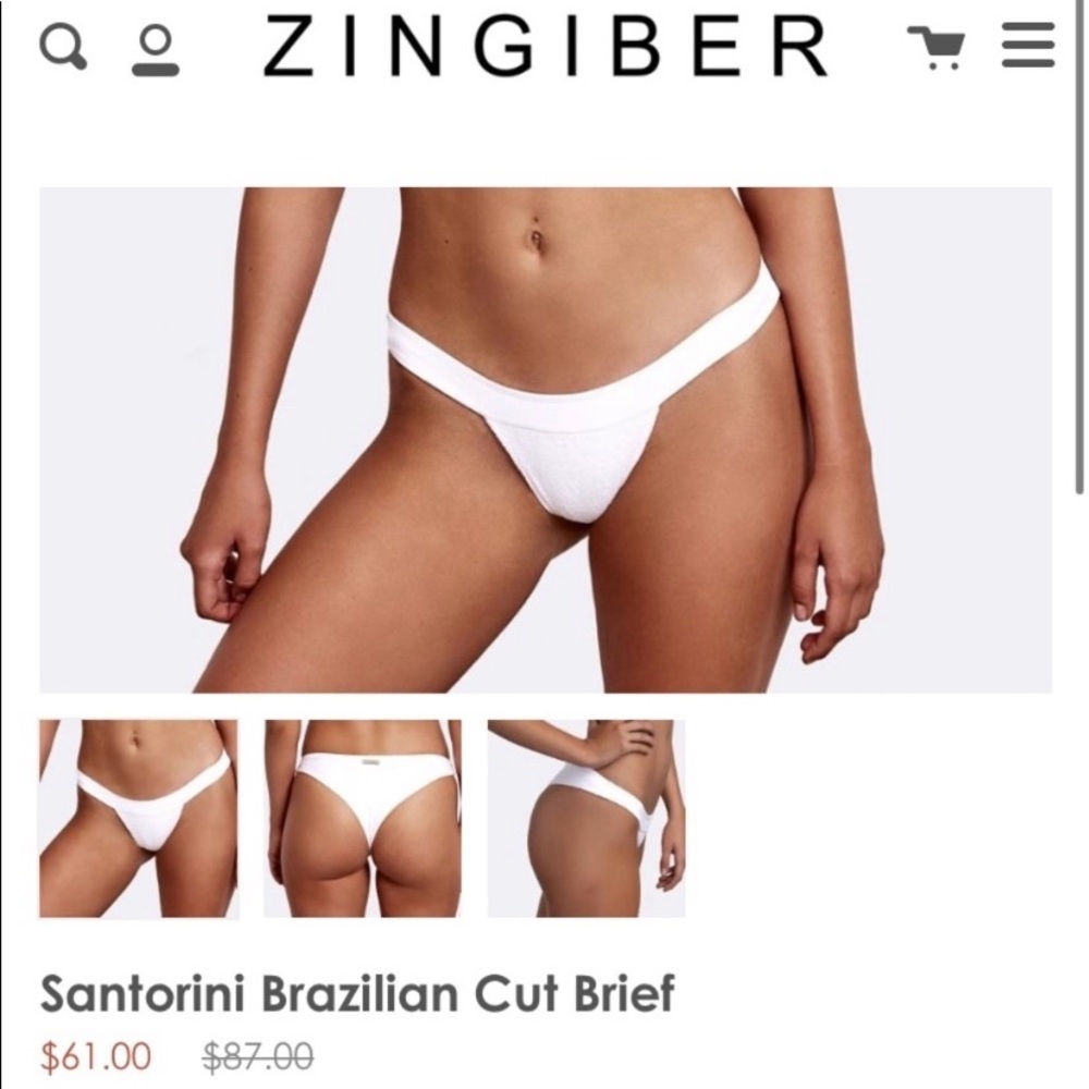 Santorini Brazilian Cut Brief